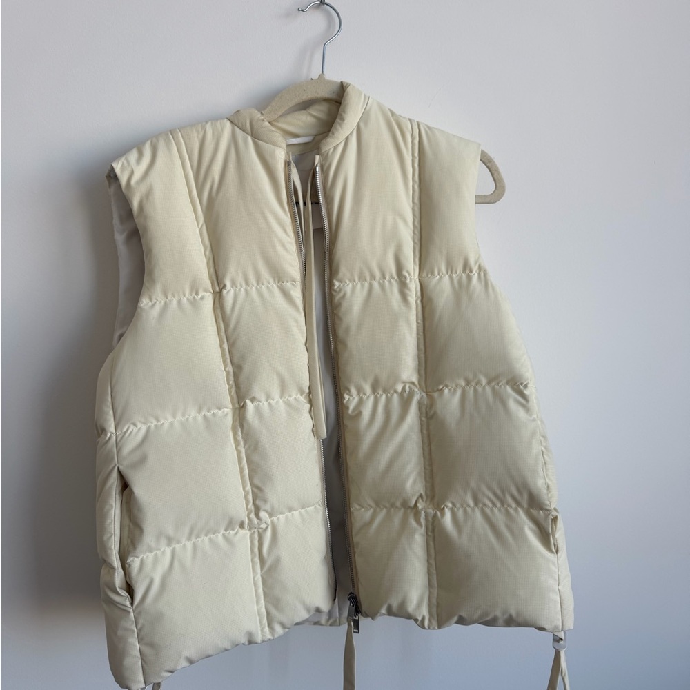 Jil sander Cream Puffer Vest